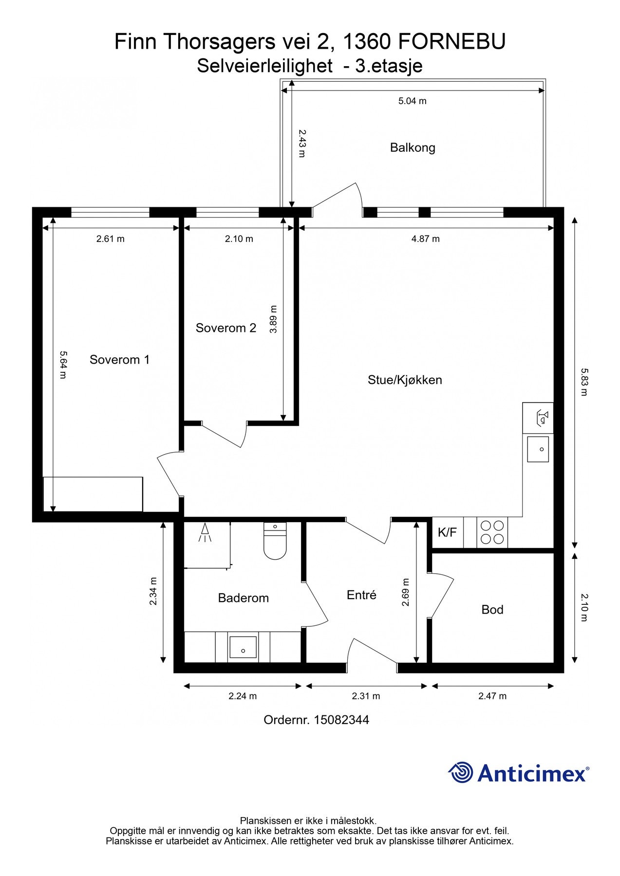 Plantegning Galleribilde