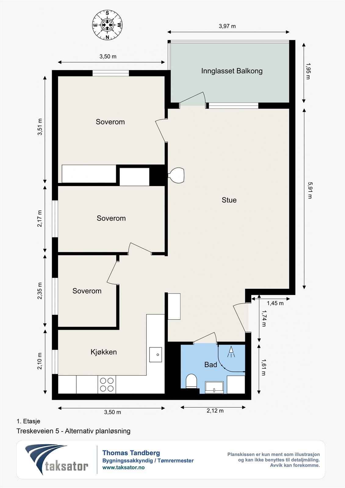 Alternativ planløsning Galleribilde