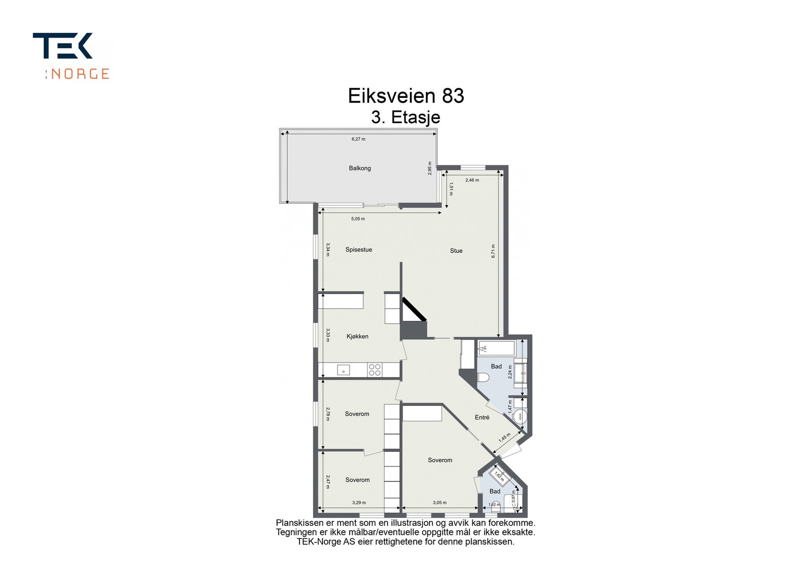 Plantegning Galleribilde