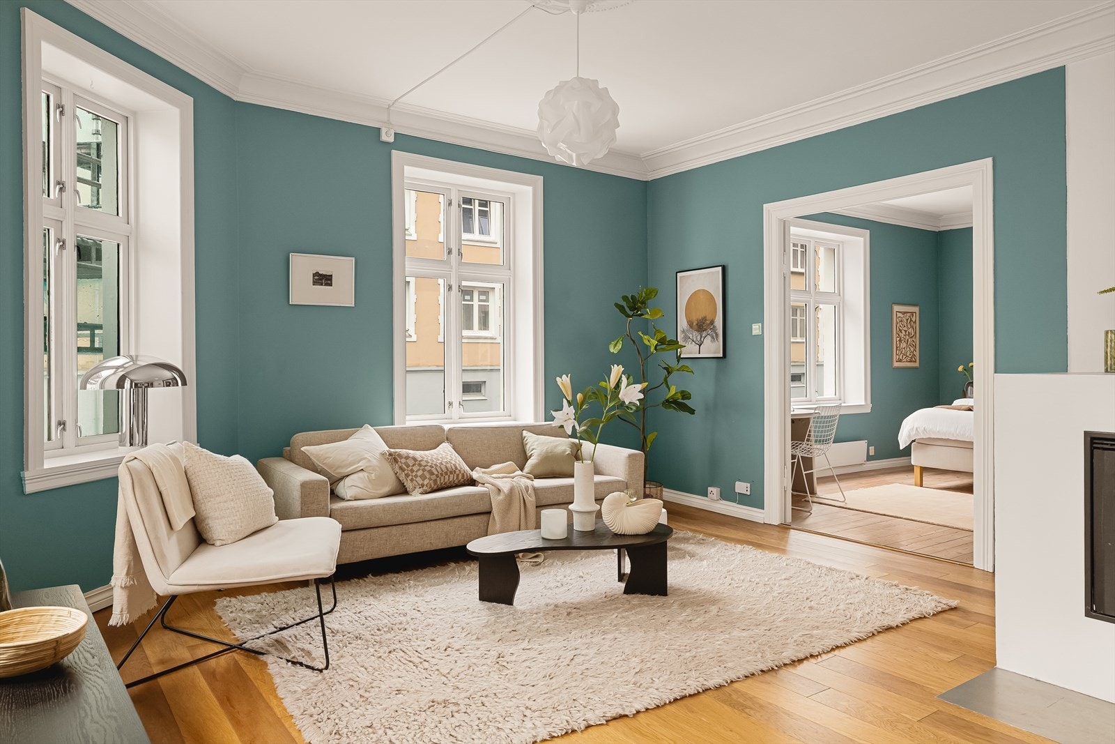 - Romslig stue på hele 32,2 m² - Galleribilde