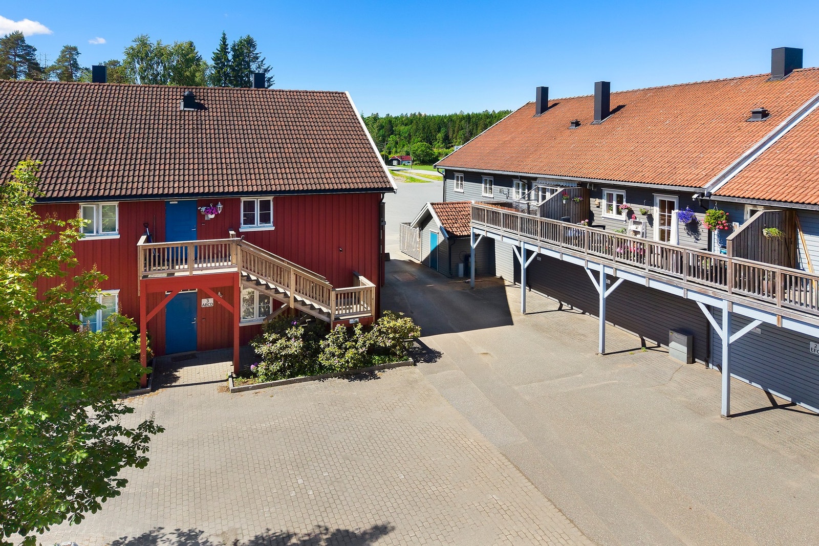 Bakgården Galleribilde