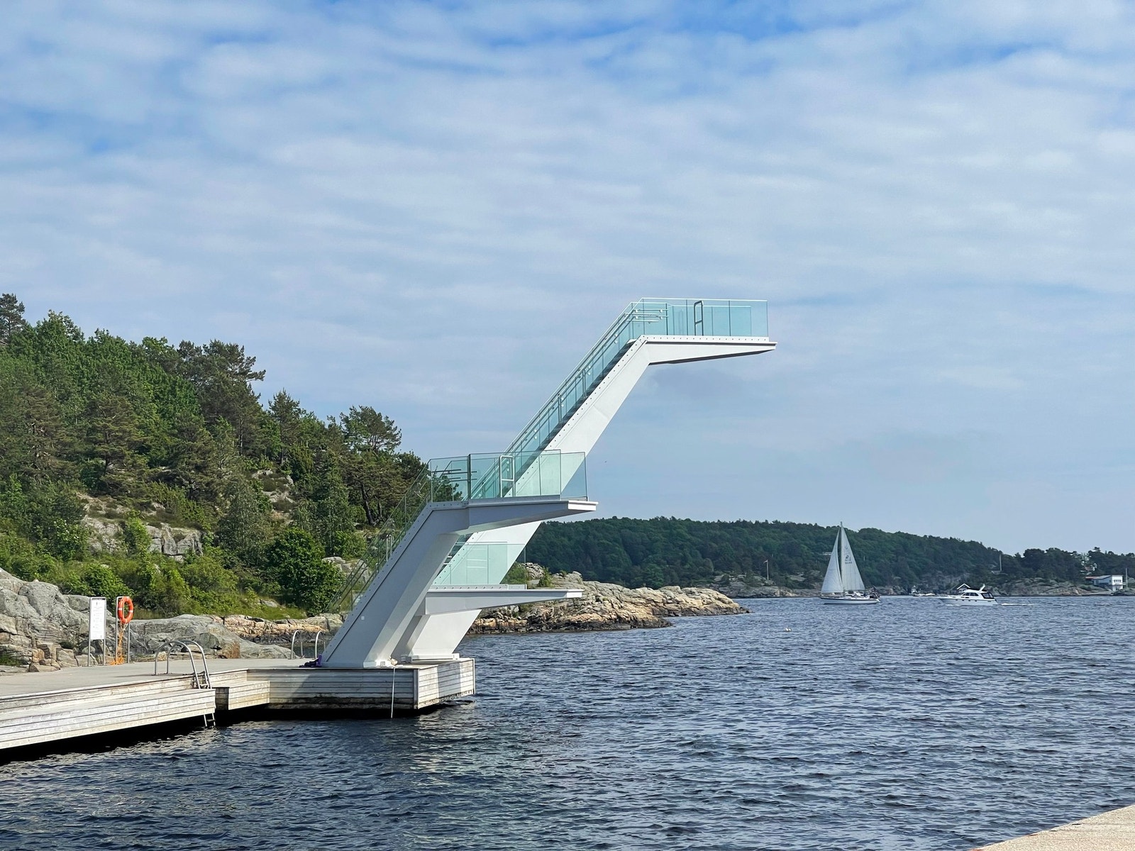 Selgers bilde fra stupetårnet i Bertes Galleribilde