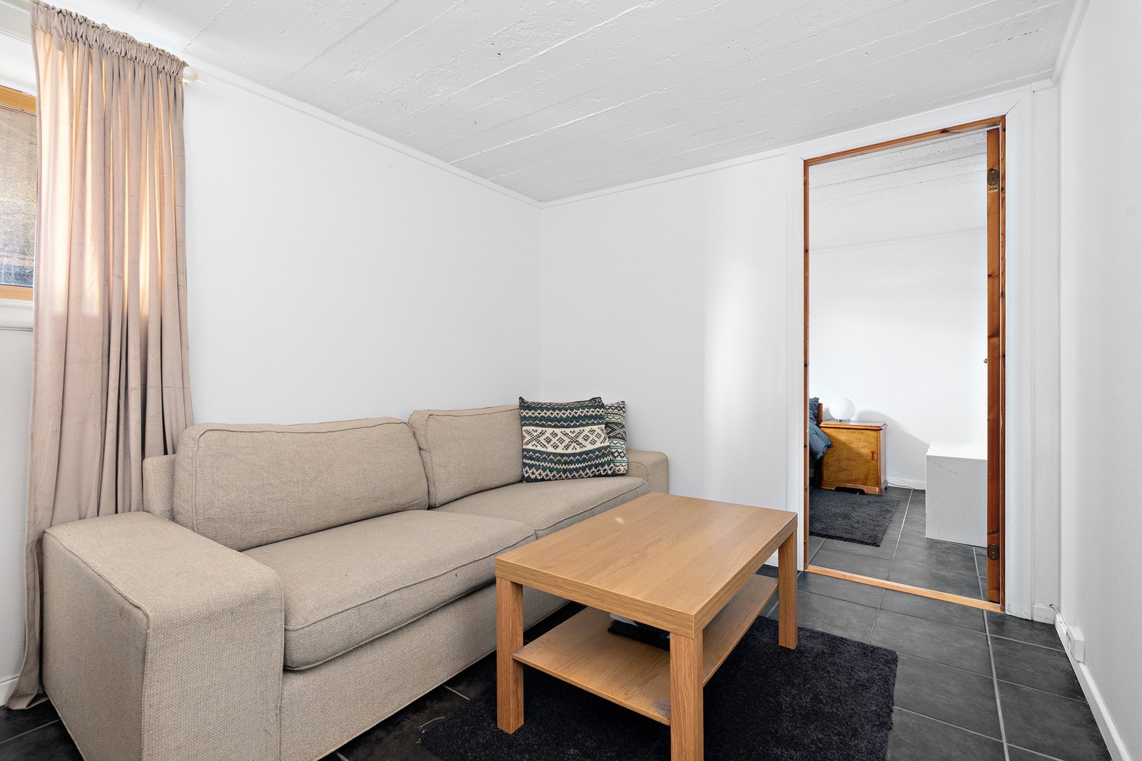 Fra innredet rom i kjelleretasjen Galleribilde