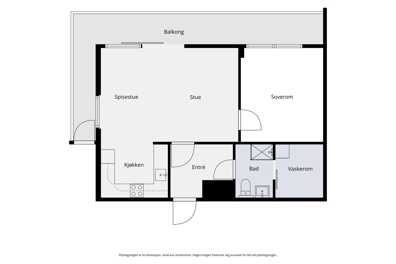 Plantegning Galleribilde