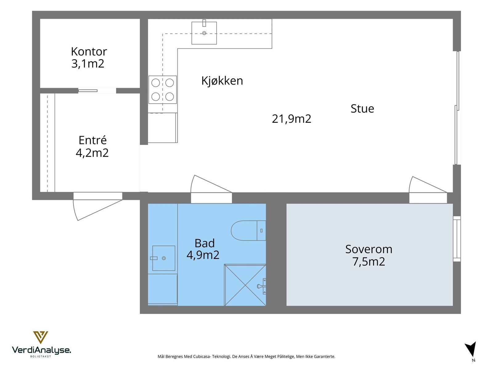 Planskisse Galleribilde
