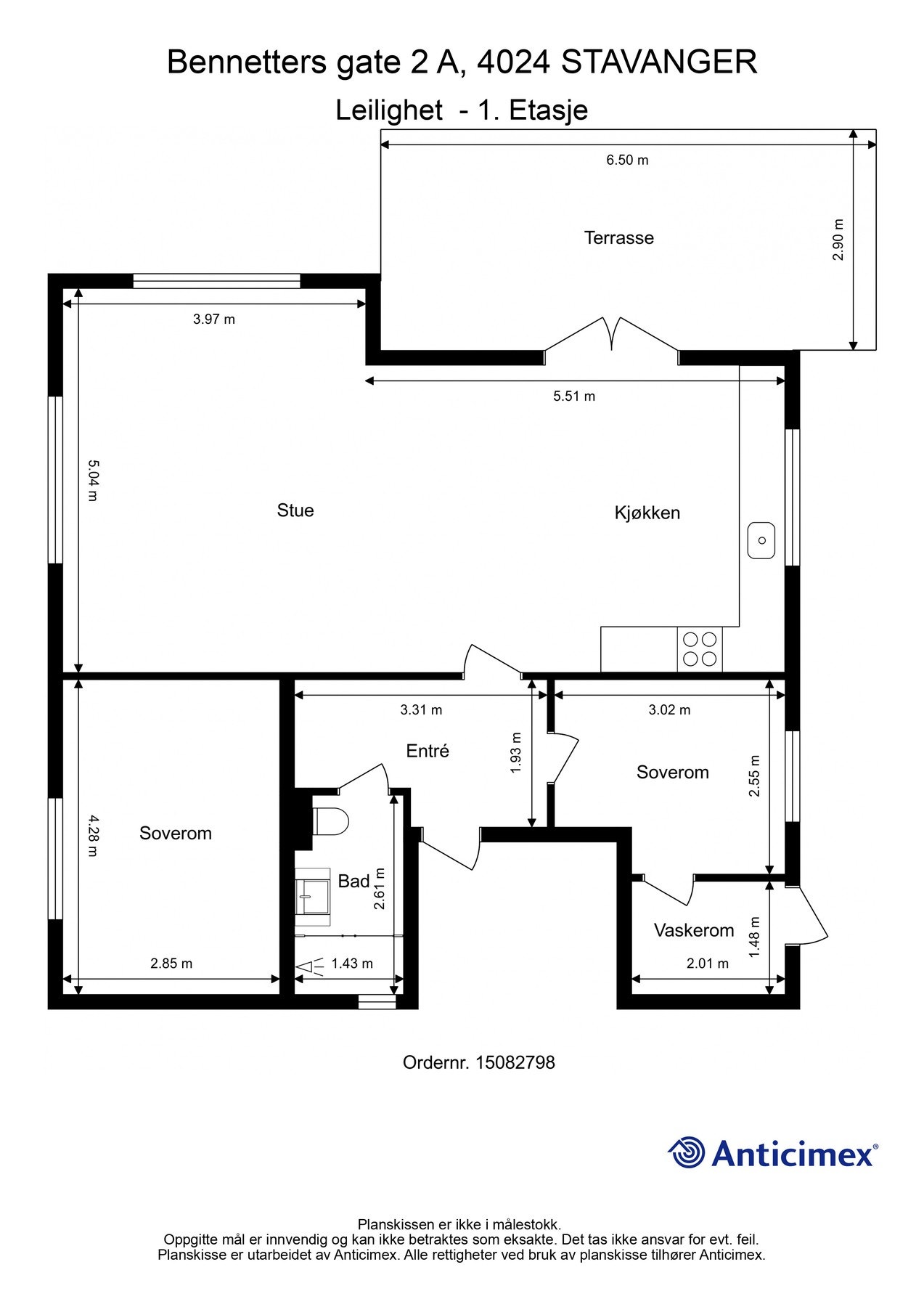 Plantegning Galleribilde