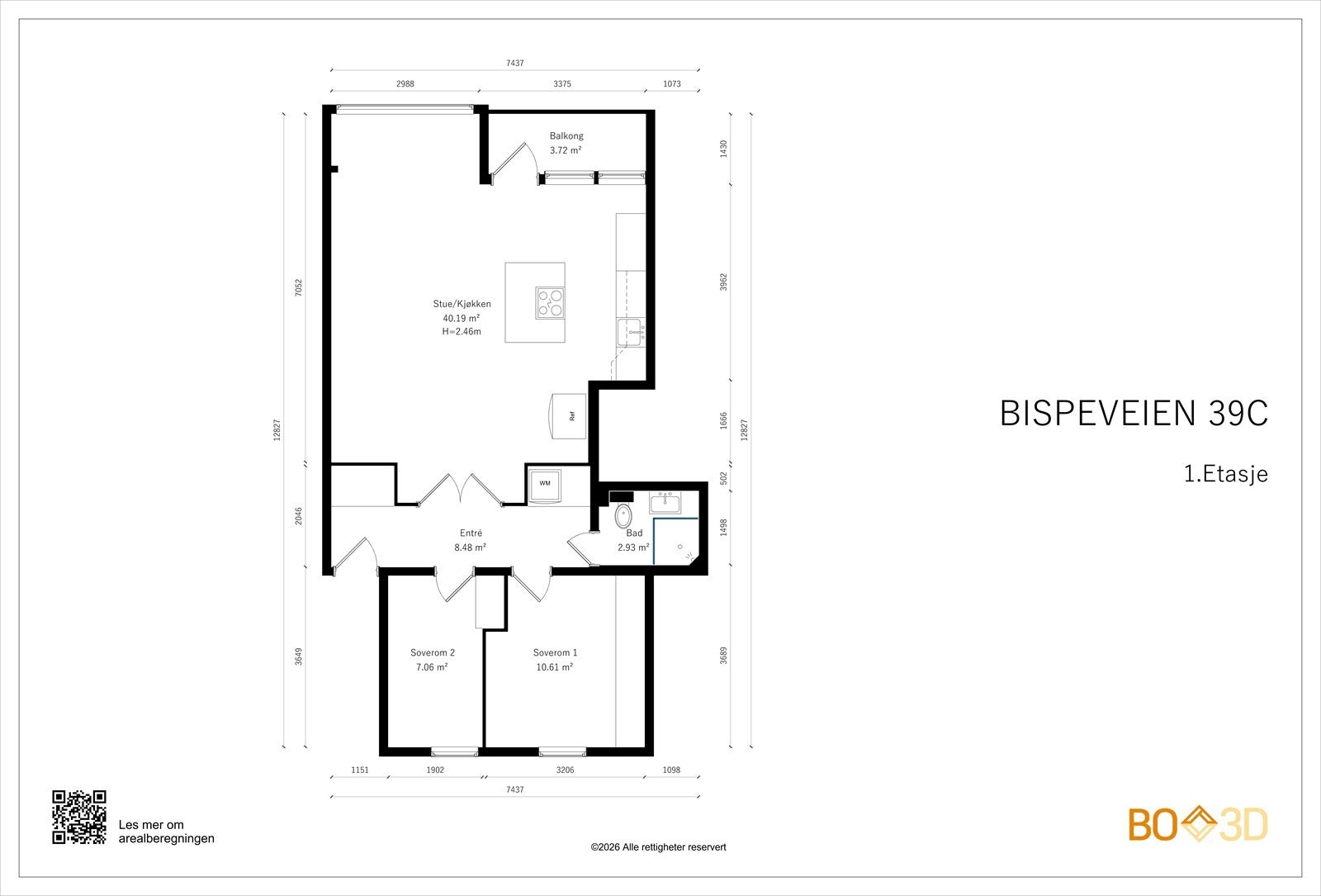 Bispeveien 39 C - 1. Etasje. Galleribilde
