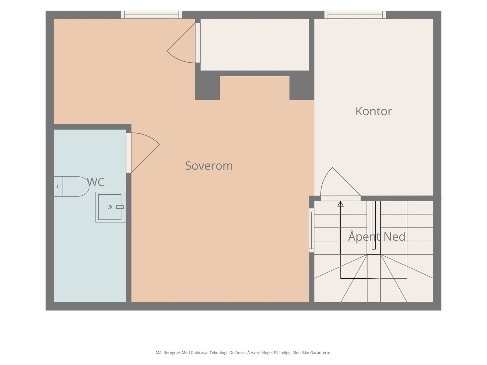 Plantegning loft Galleribilde