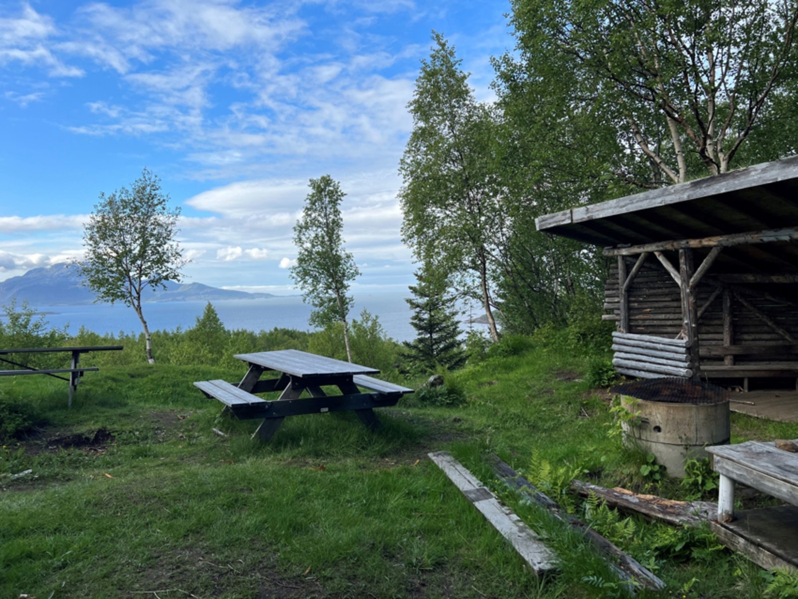 Fra boligen er det gangavstand til flere turstier, gapahuker, sjøen, etc Galleribilde