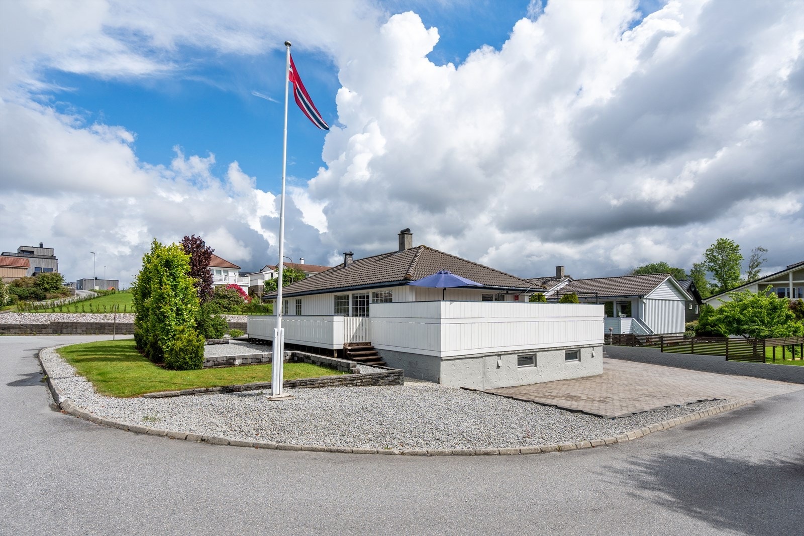 Store terrasser mot sør og vest Galleribilde
