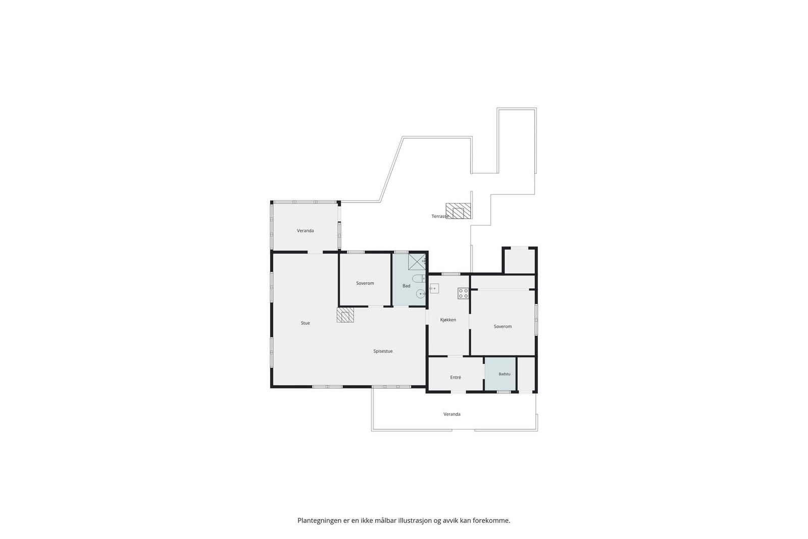 Plantegning Galleribilde