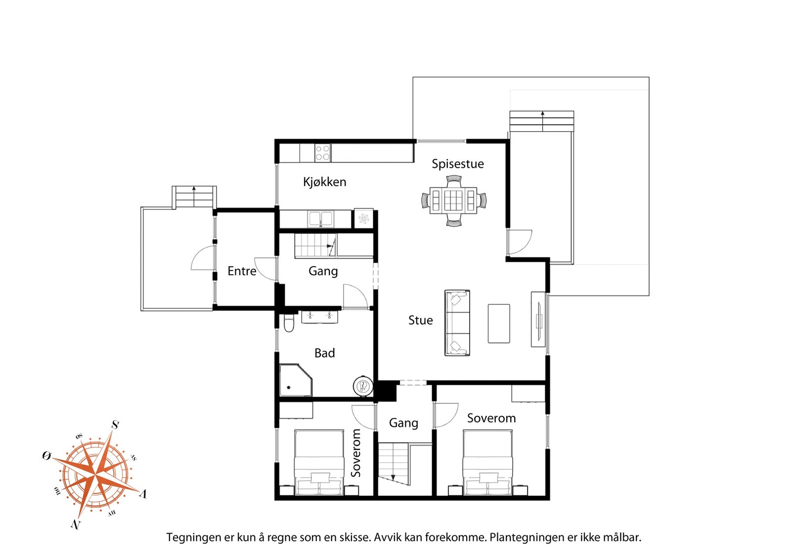 Plantegning Galleribilde