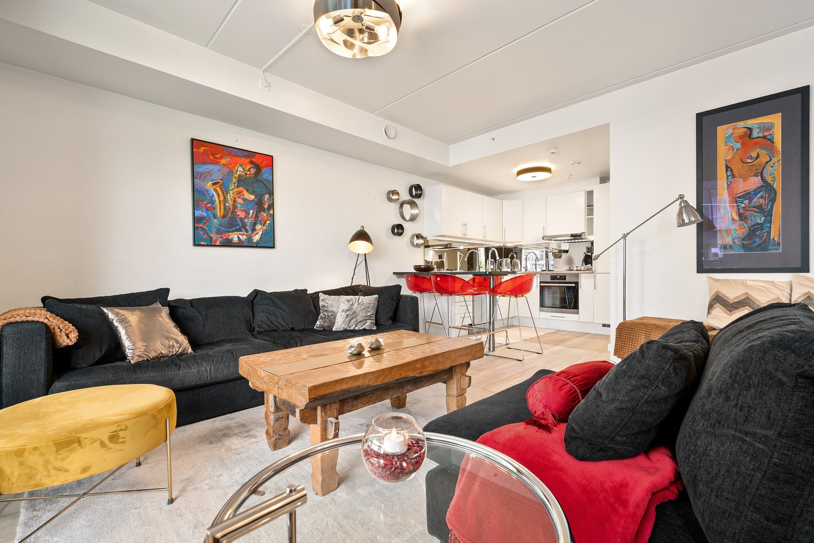 Sosial og åpen planløsning Galleribilde