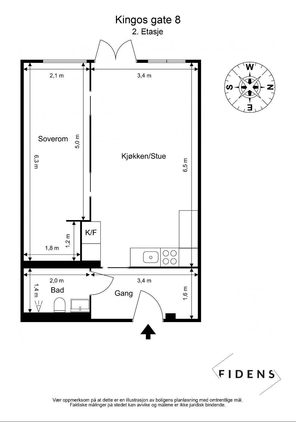 Plantegning Galleribilde