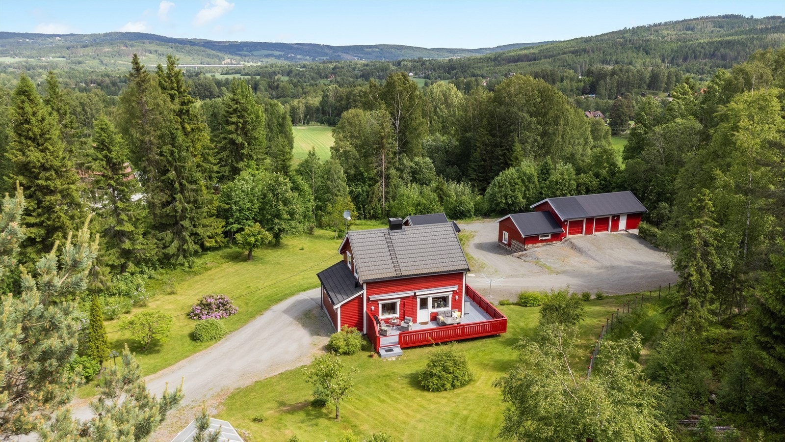 Din drøm om landet sett fra et fugleperspektiv! Galleribilde