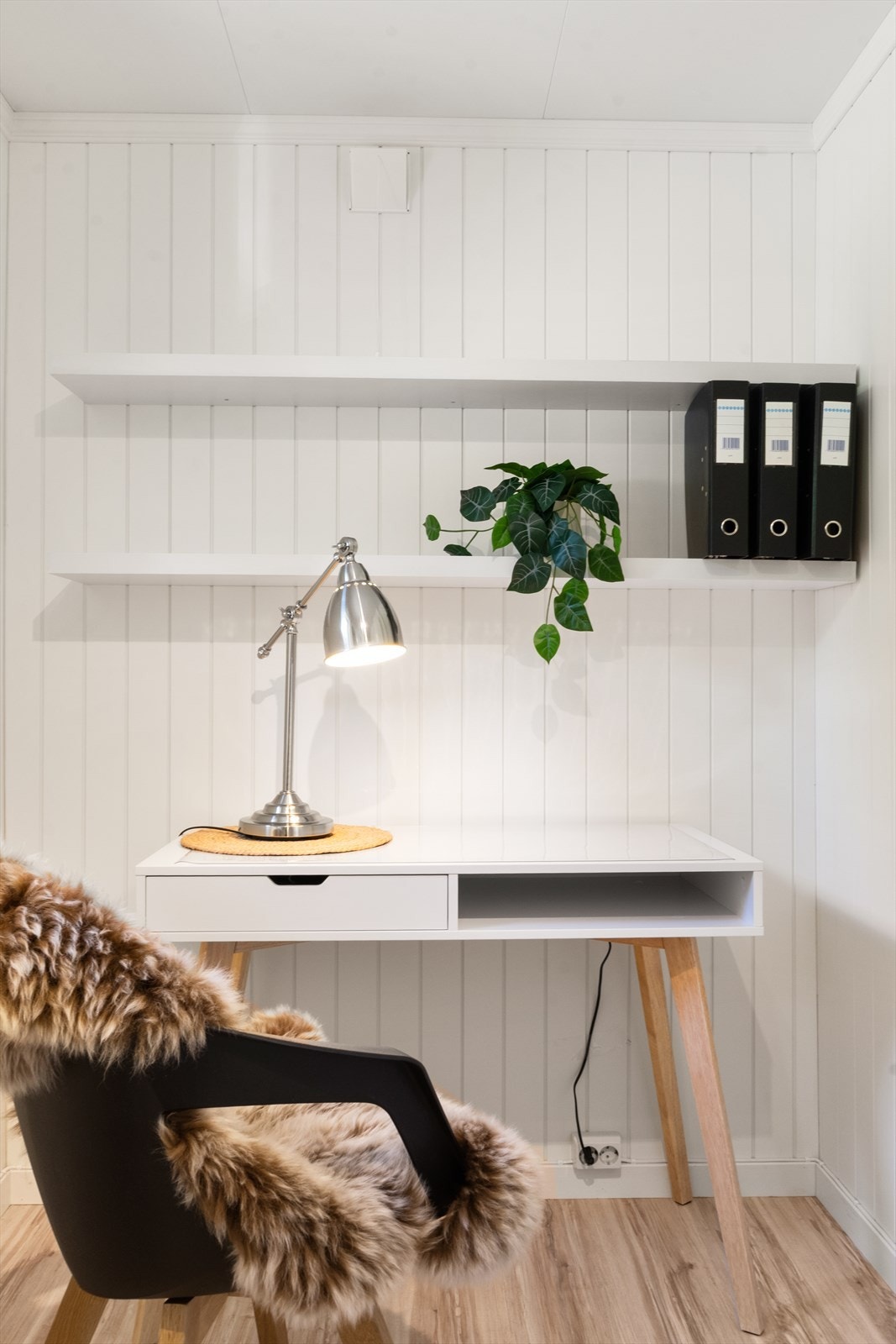 Idag er dette rommet i bruk som et lite kontor. Galleribilde