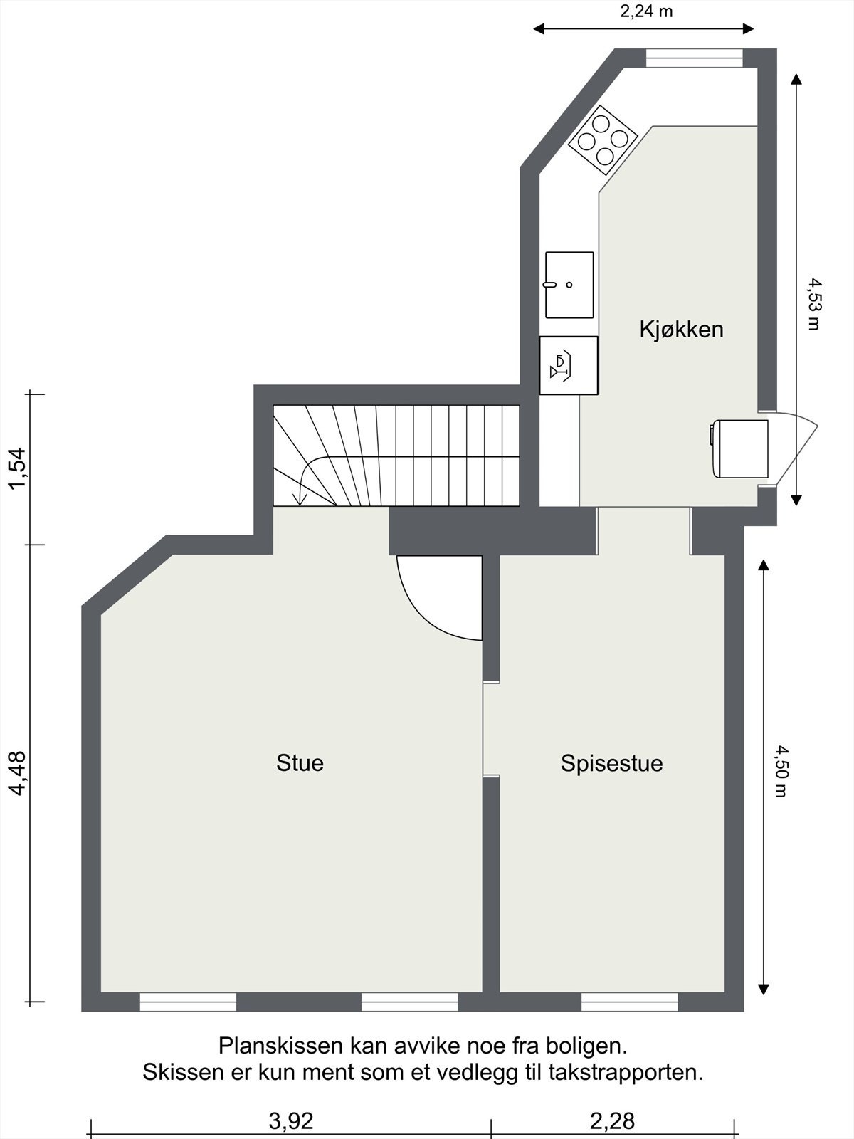 Planløsning av 2. etasje. Galleribilde