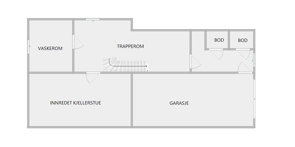 Plantegning kjeller Galleribilde