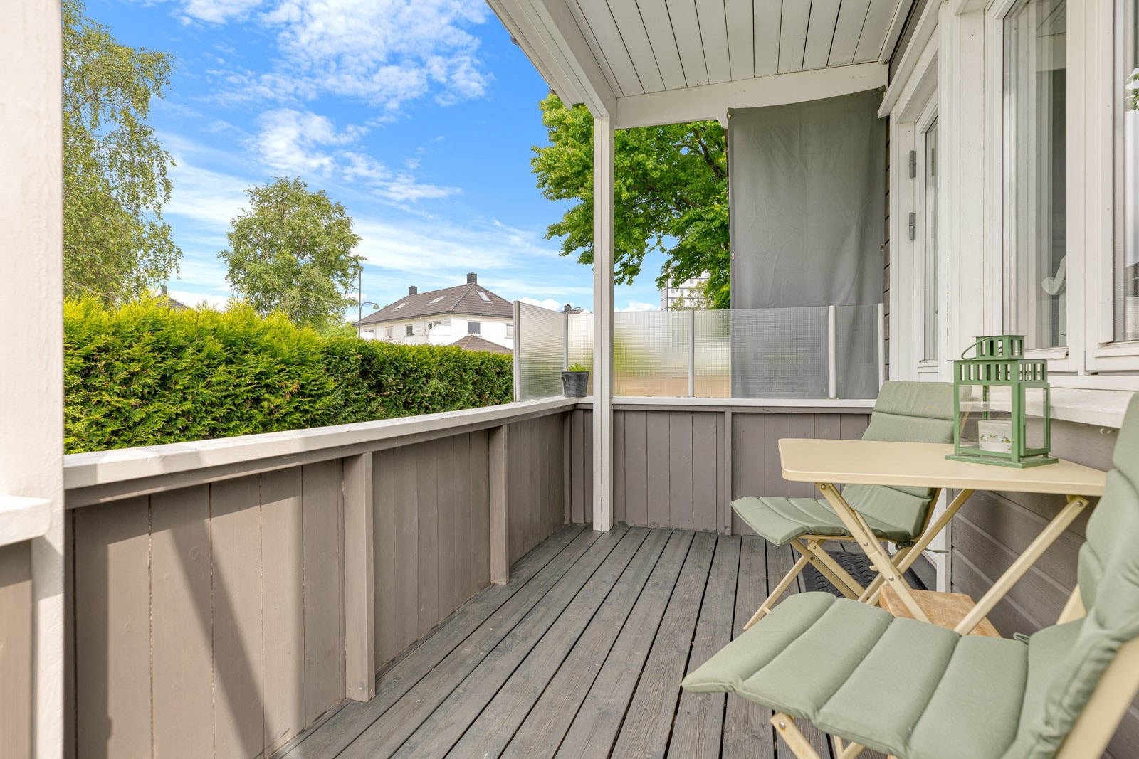 Veranda ut fra stuen Galleribilde