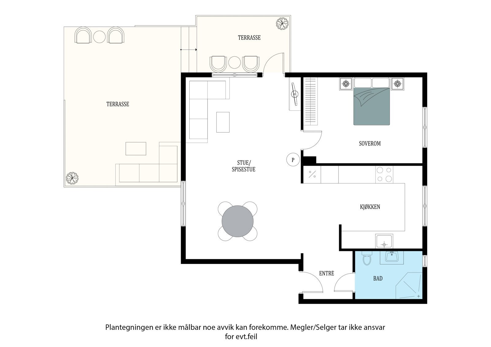 Plantegning Galleribilde
