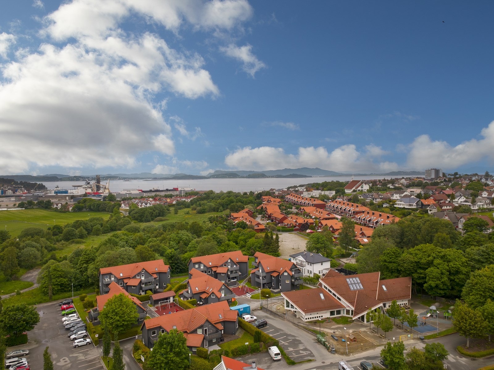 Dronefoto Galleribilde