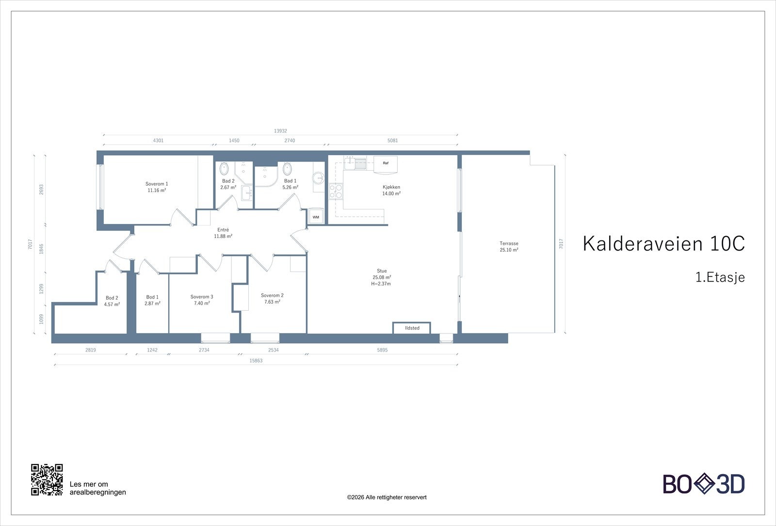 Plantegning Galleribilde