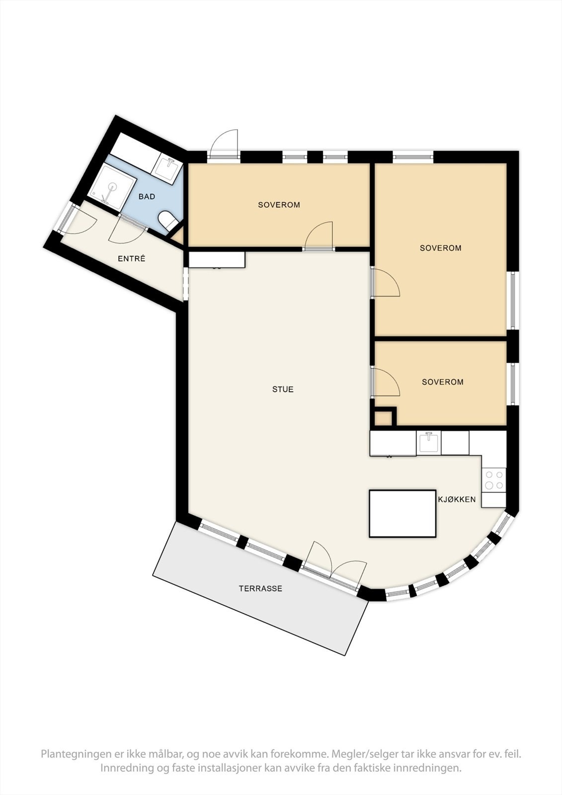 Plantegning Galleribilde