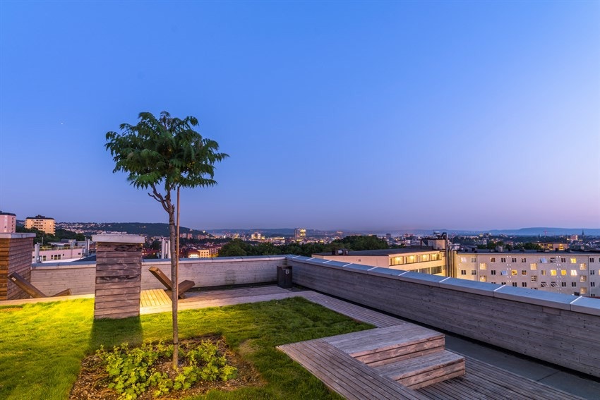 Leiligheten ligger i et populært og veletablert boligområde på Rosenhoff. Galleribilde