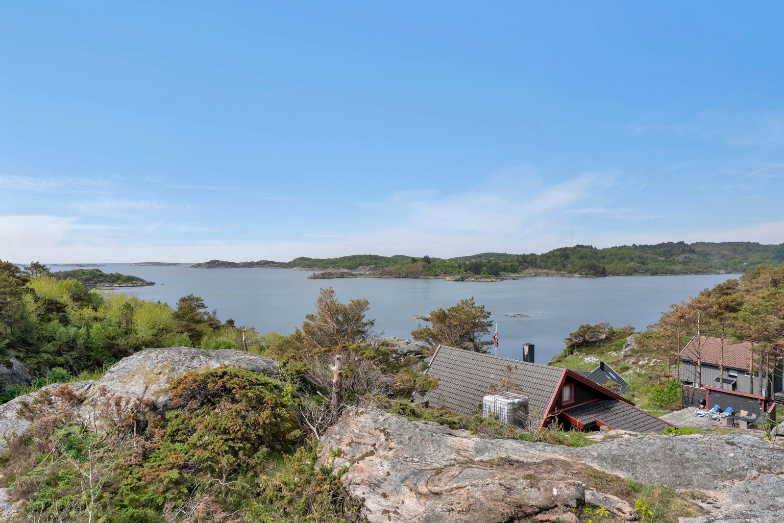 Utsiktspunkt på friområdet med adkomst fra terrassen. Galleribilde