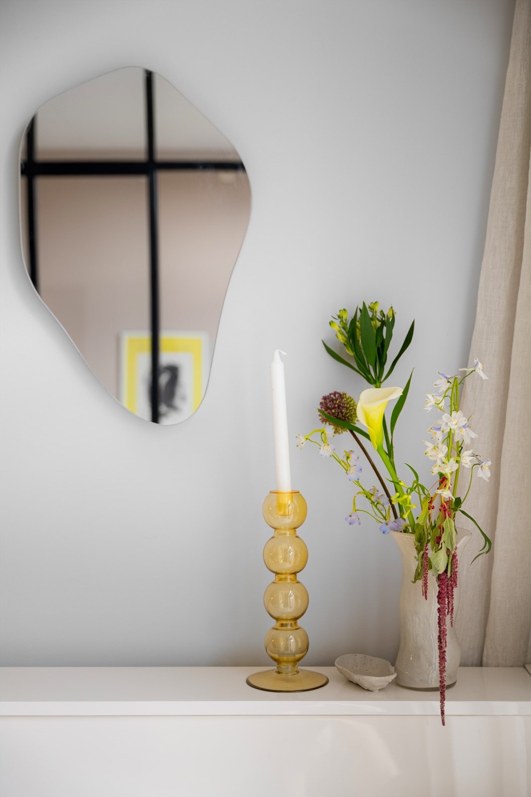 De store veggflatene kan fylles med vakker kunst og kule bildecollager! Galleribilde
