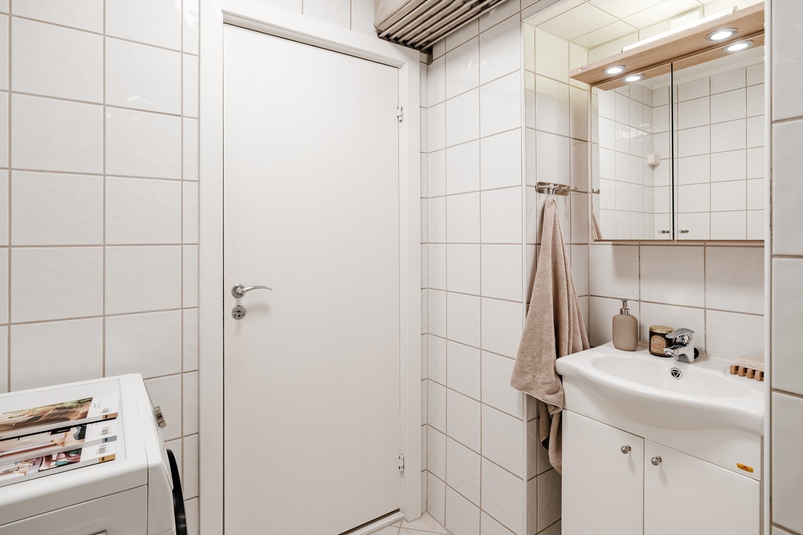 Det er opplegg for vaskemaskin. Galleribilde