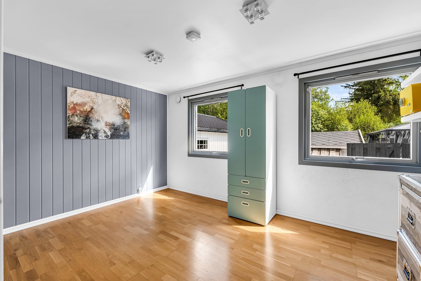 Det tredje soverommet passer utmerket som barnerom, gjesterom eller kontor - alt etter behov. Galleribilde