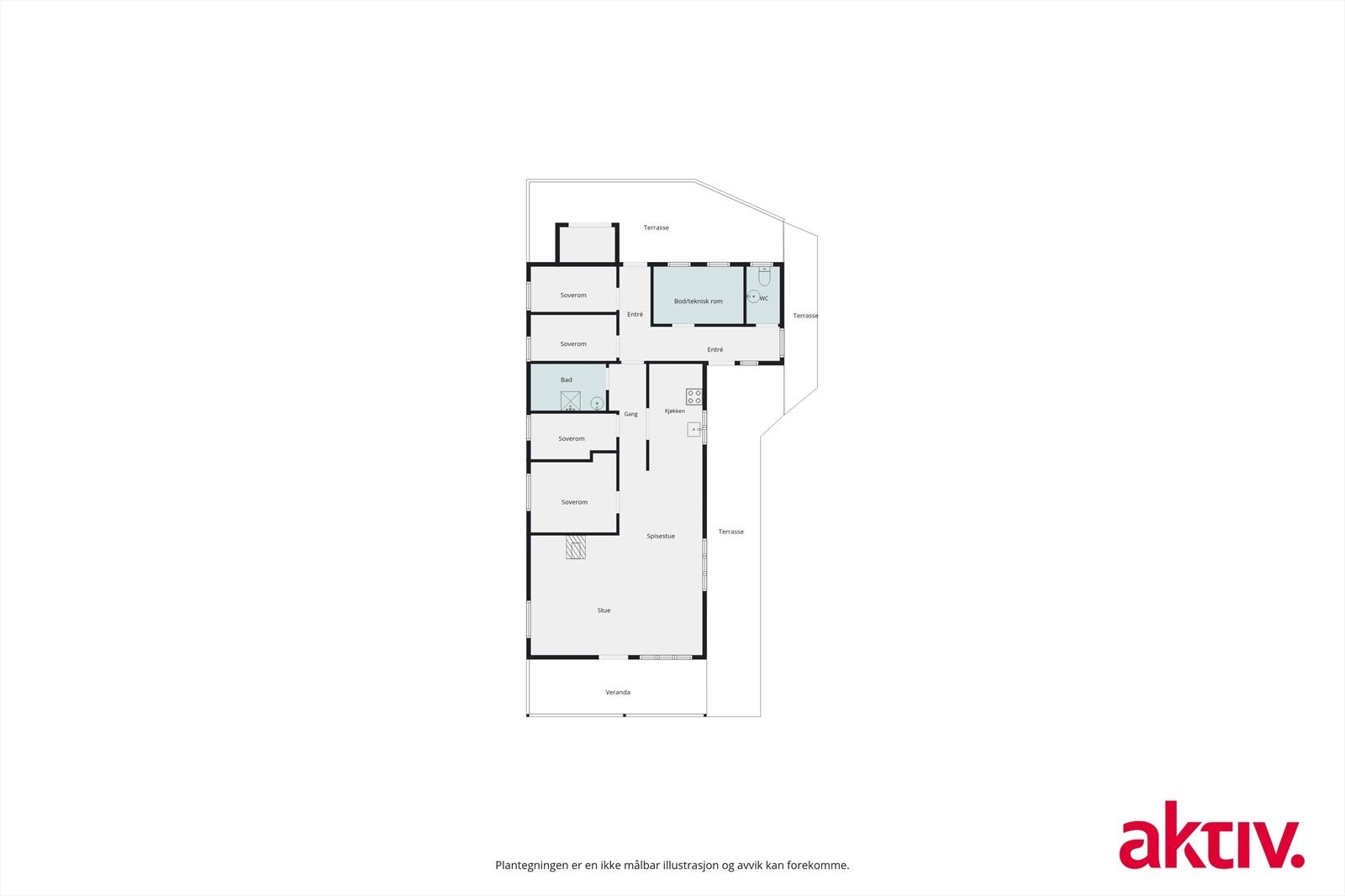 Plantegning. Galleribilde
