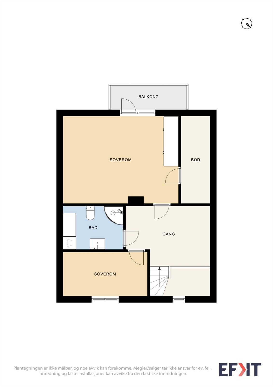 Plantegning - Loft etg. Galleribilde