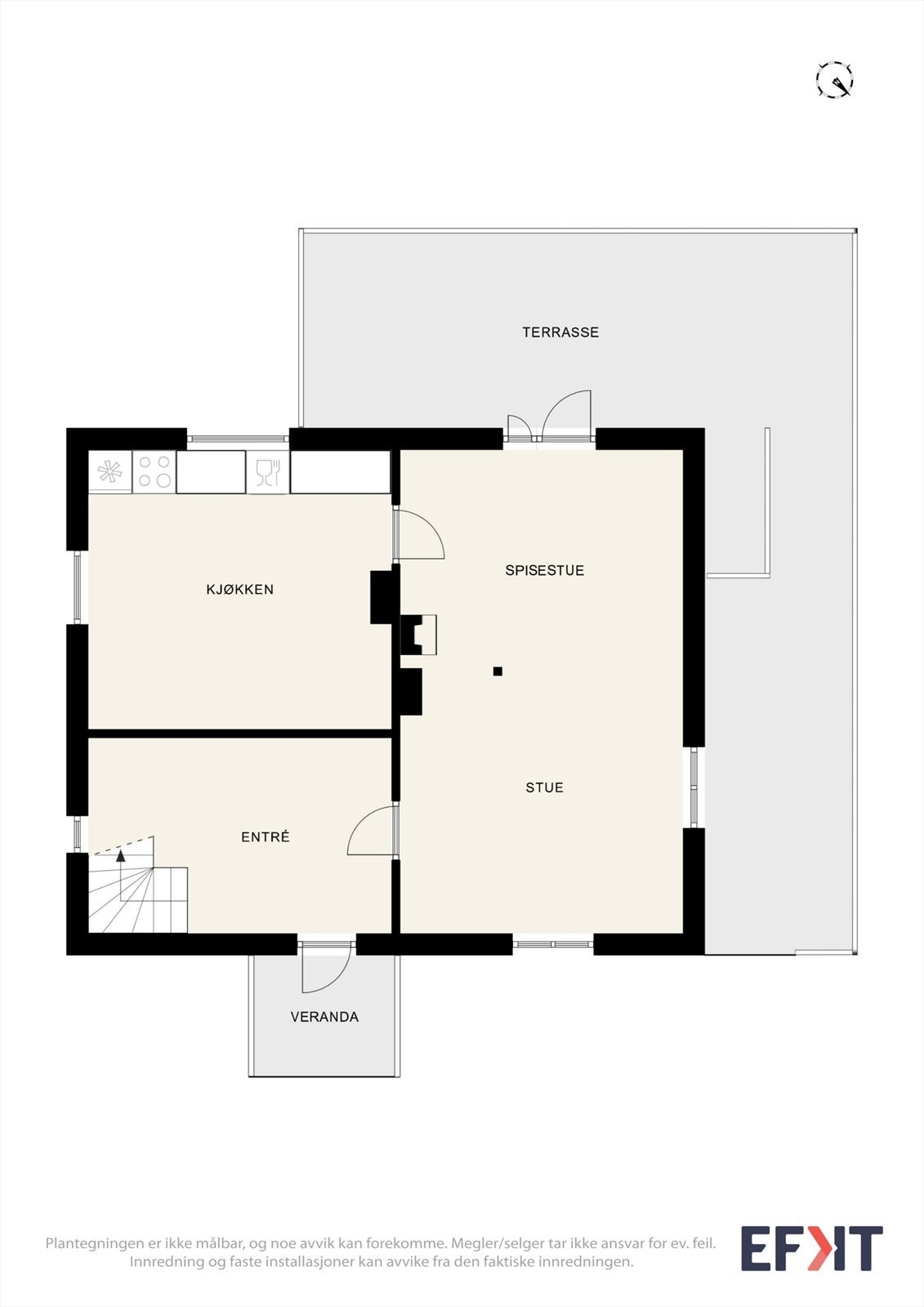 Plantegning - 1. etg. Galleribilde