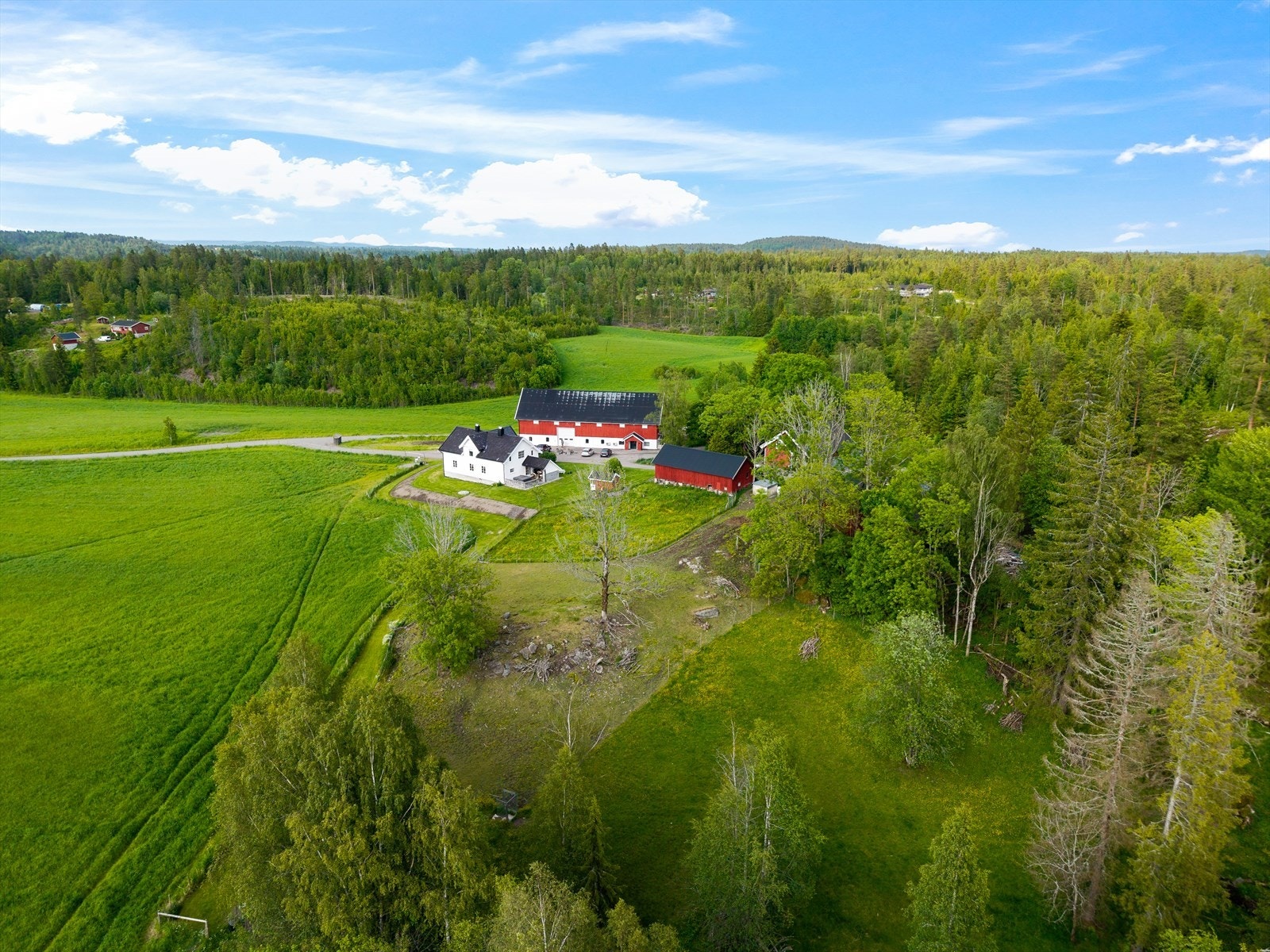 Det er kort vei til flotte tur- og sykkelstier, skogsområder og badeplasser, noe som gjør området ideelt for den aktive familien eller naturelskeren. Galleribilde