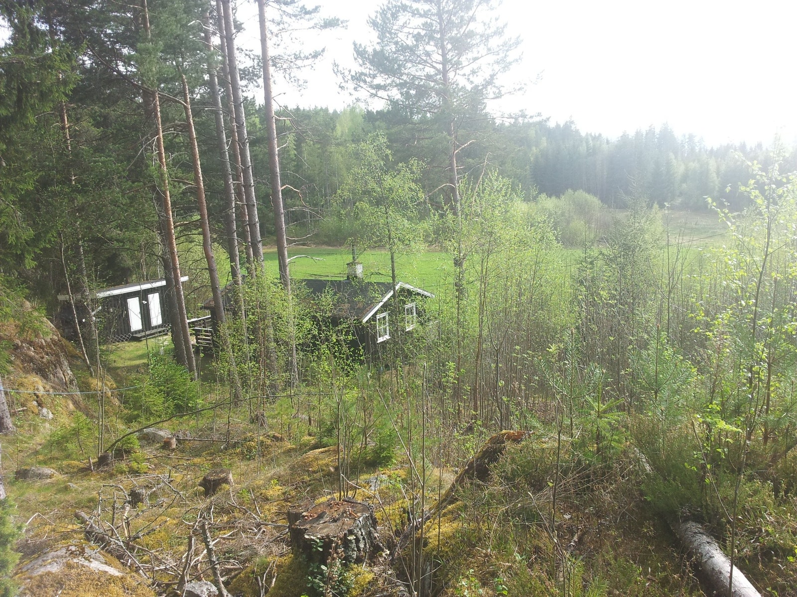 Sett fra veien/parkeringsplassen Galleribilde