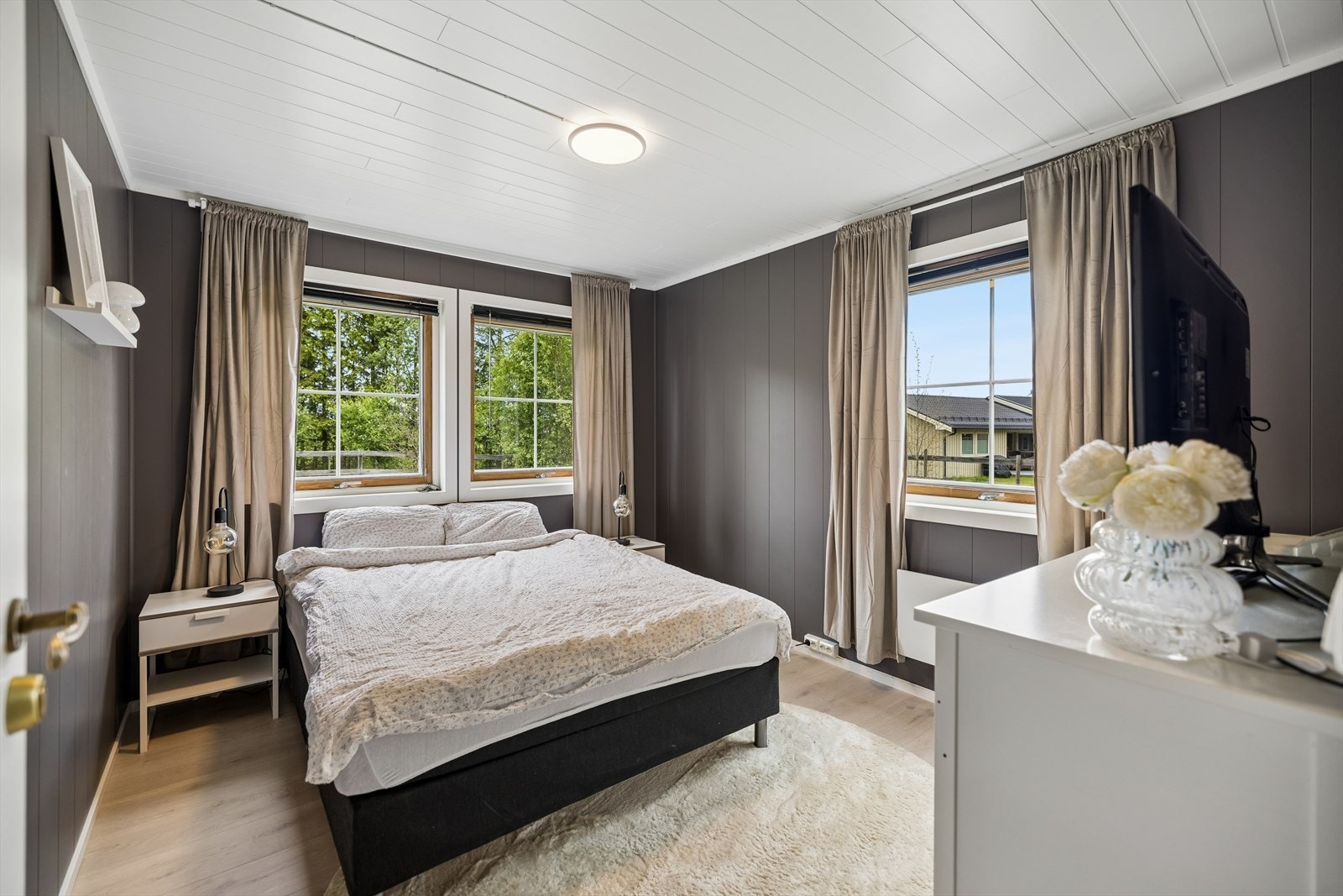 Soverom i hoveddelen av Kristine-huset. Galleribilde