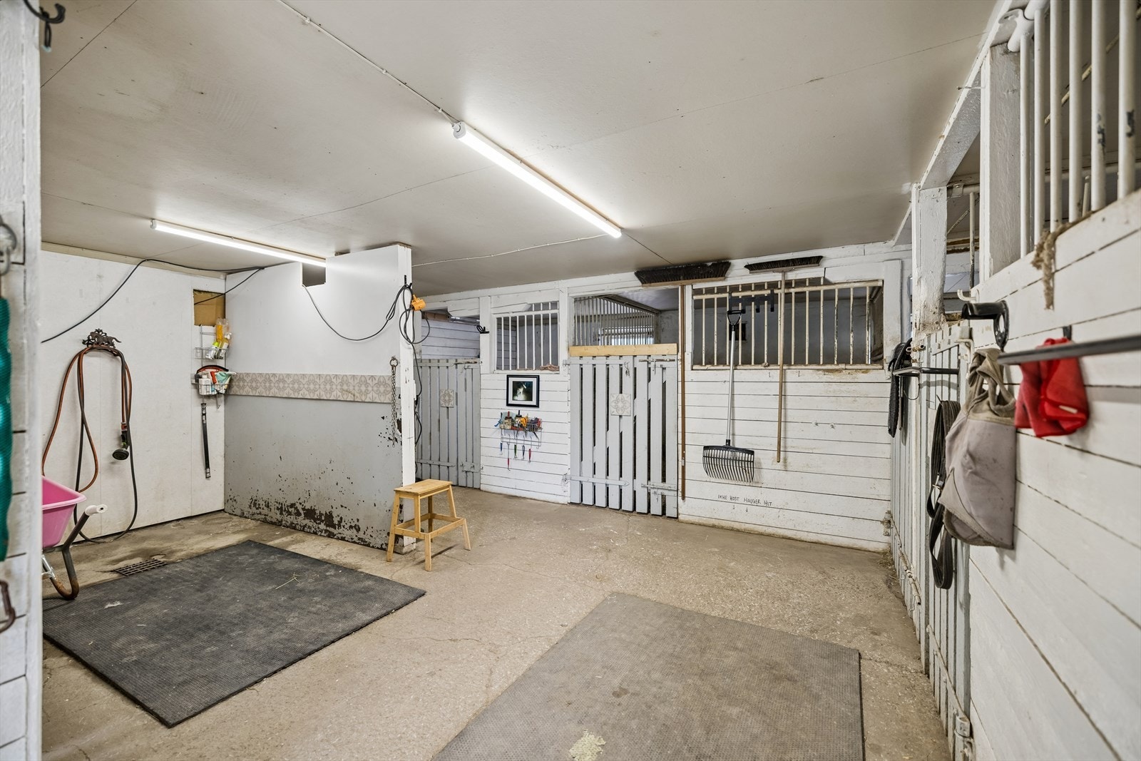 Stall med mulighet for oppstalling av fem hester. Galleribilde