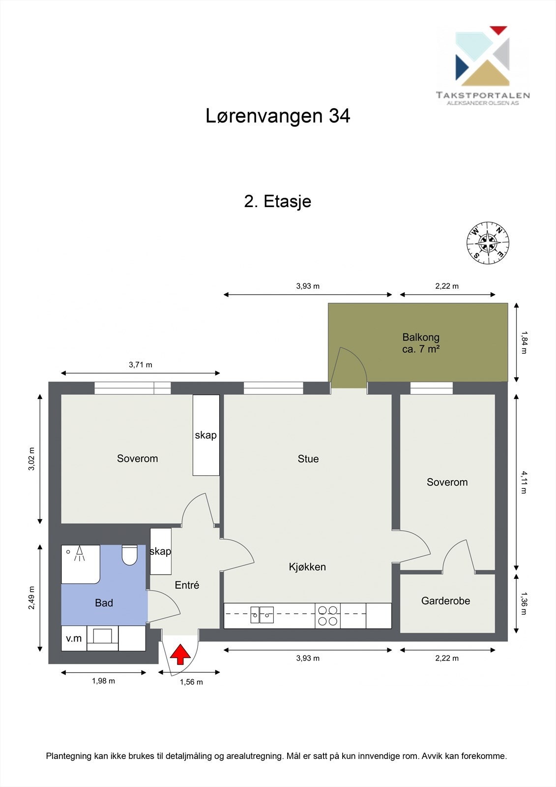 Plantegning. Galleribilde