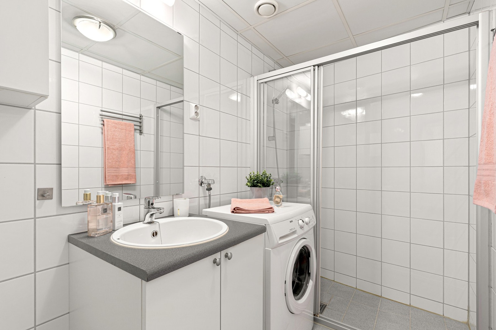 Badet har også varme i gulv. Galleribilde