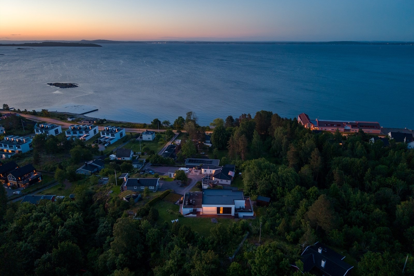 Utsikt over Oslofjorden mot horisonten. Galleribilde