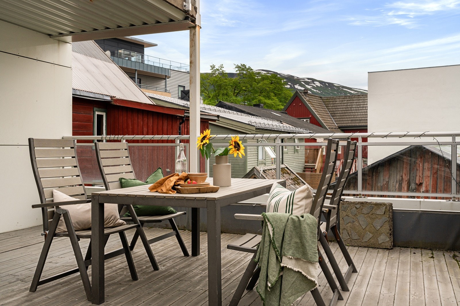 Felles uteområde/terrasse i borettslaget!