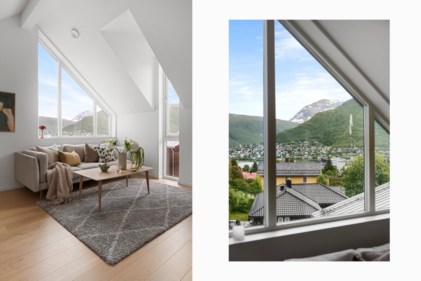 En moderne og lekker enebolig oppført i 2019. Galleribilde