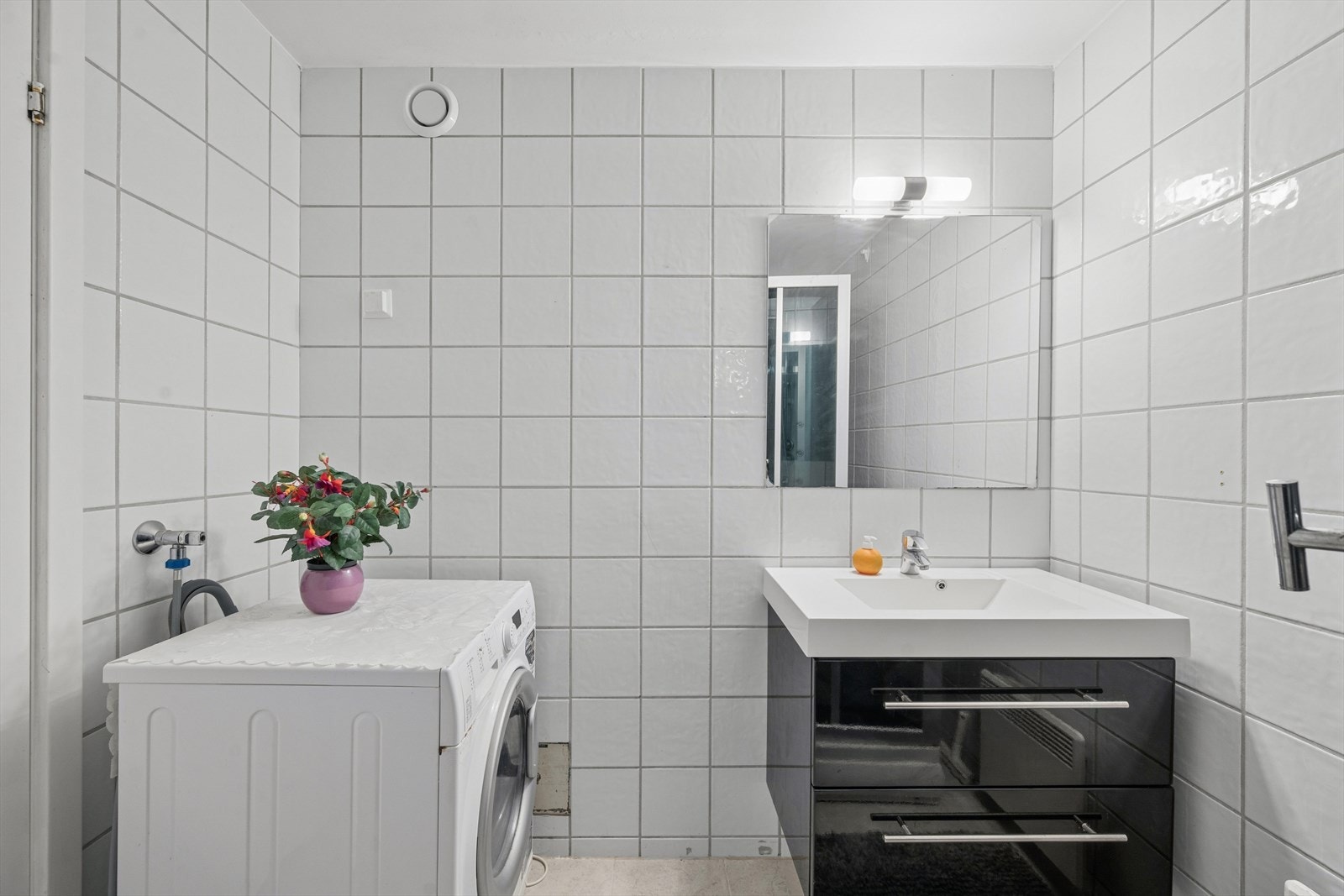 Det er også opplegg for vaskemaskin Galleribilde