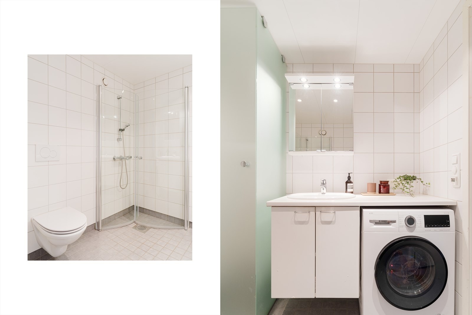 Downlights i himling og behagelig gulvvarme Galleribilde