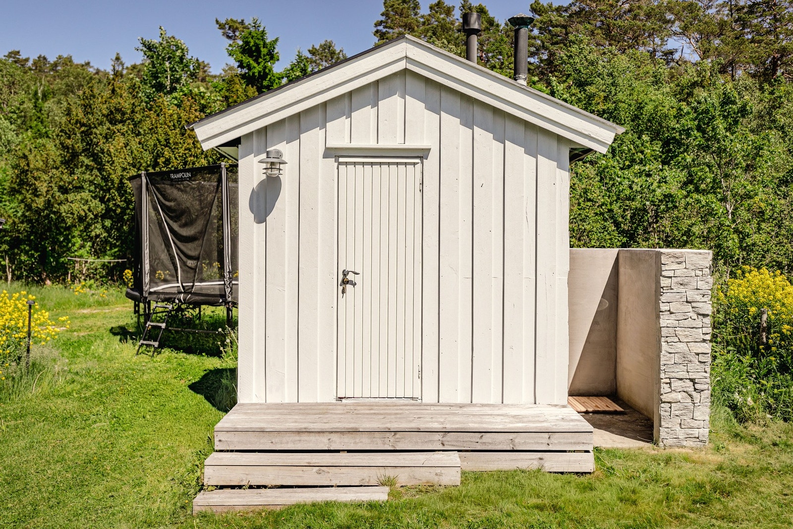 Frittstående bod. Galleribilde