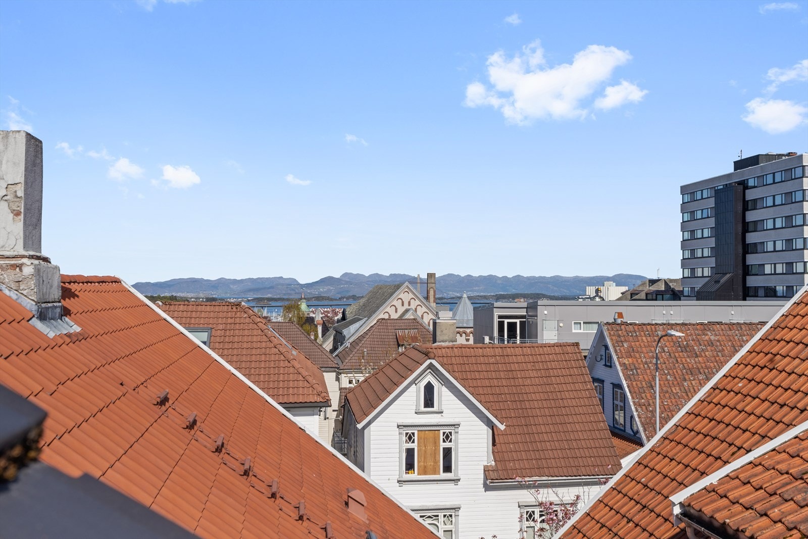 Utsikt fra balkong Galleribilde