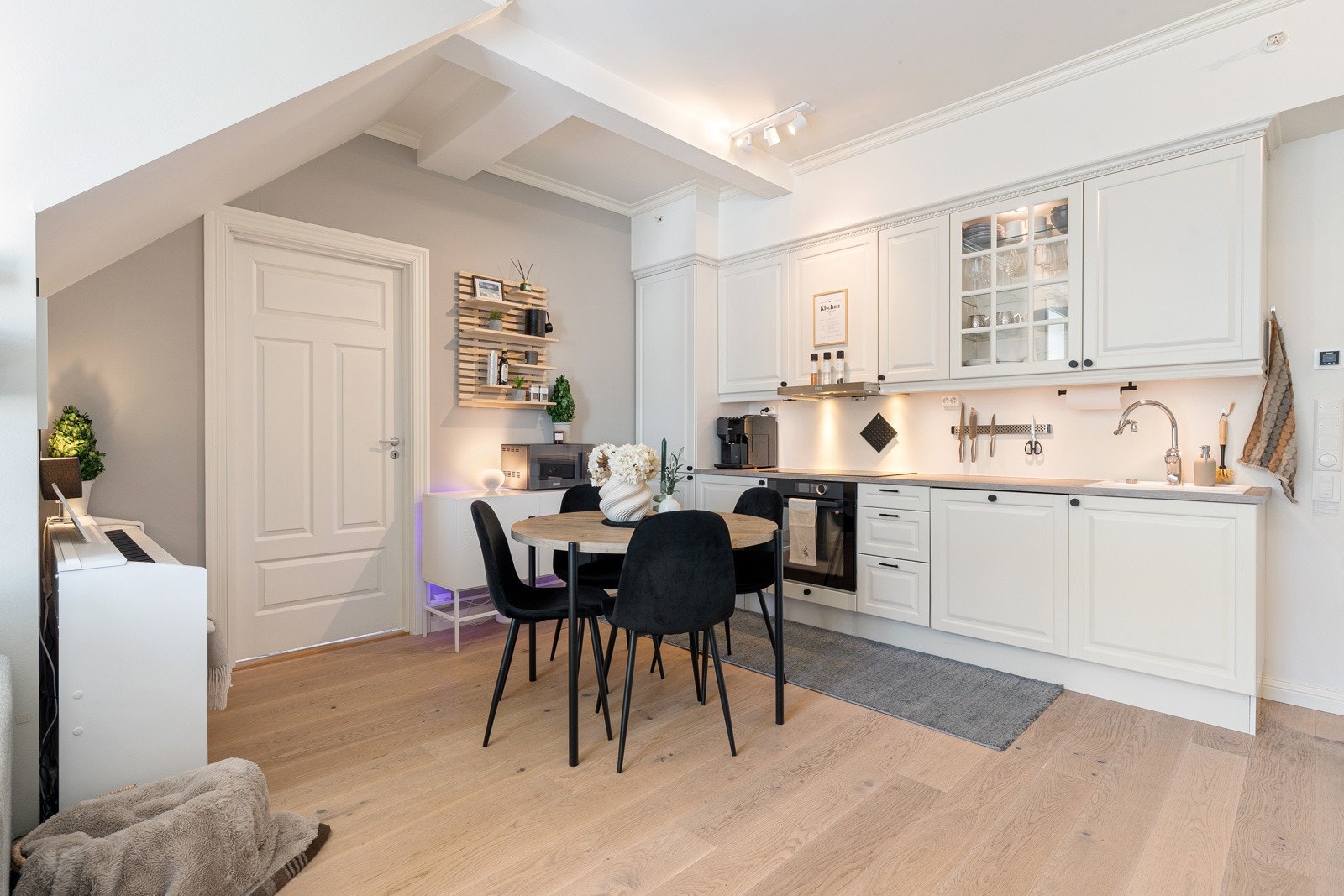 Her kan man variere belysningen. Galleribilde