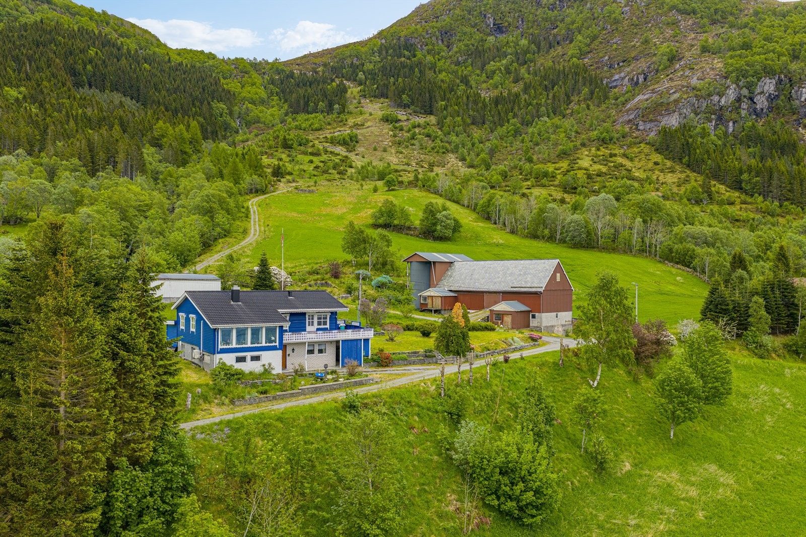 Eiendommen har jaktrett og fallrett ved Skår kraftverk Galleribilde